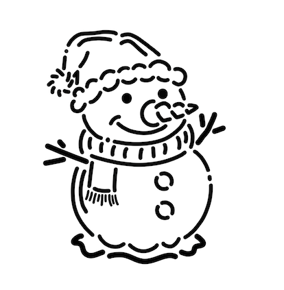 Christmas Stencils PYO Holiday stencil (Copy)