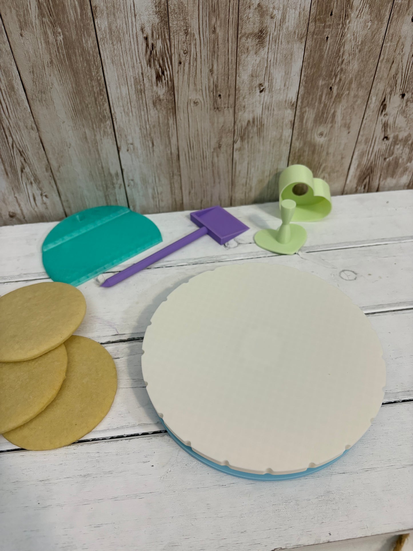 6 inch Round cookie decorating turn table