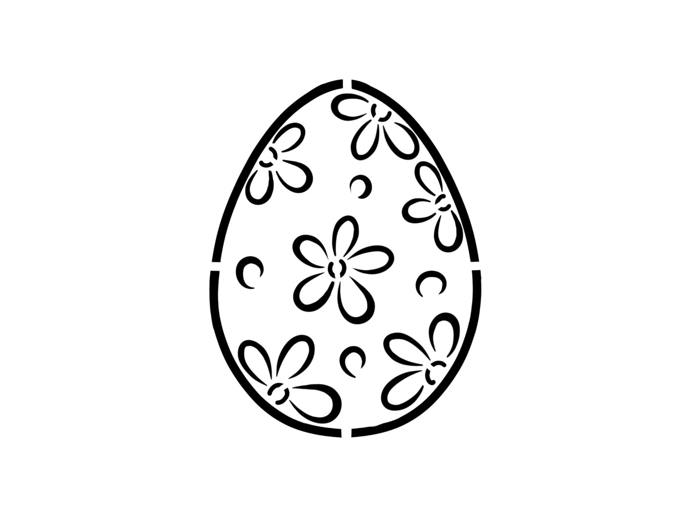 Easter Cookie Stencils PYO Easter stencil